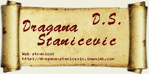 Dragana Stanićević vizit kartica